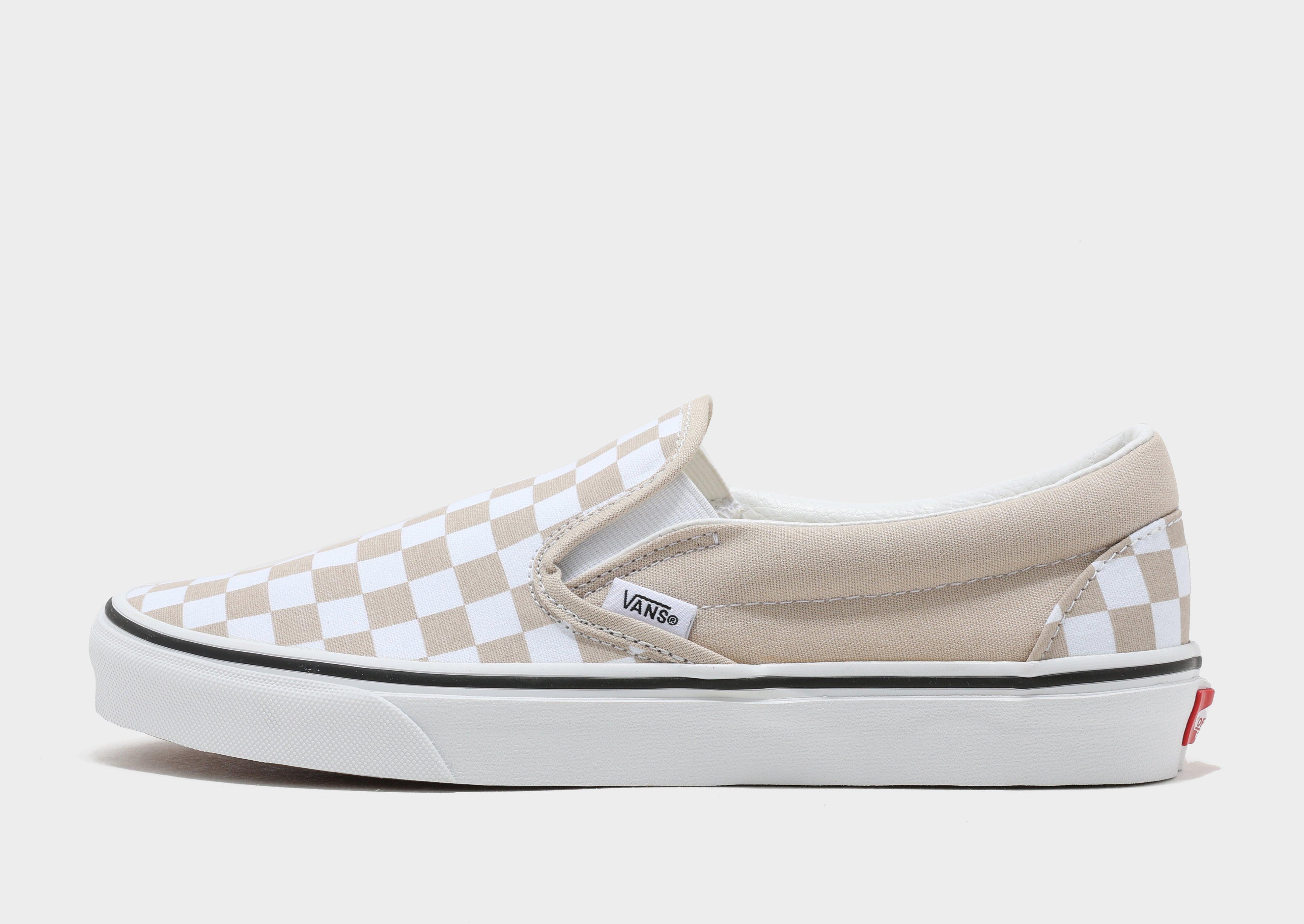 vans checkerboard classic slip on