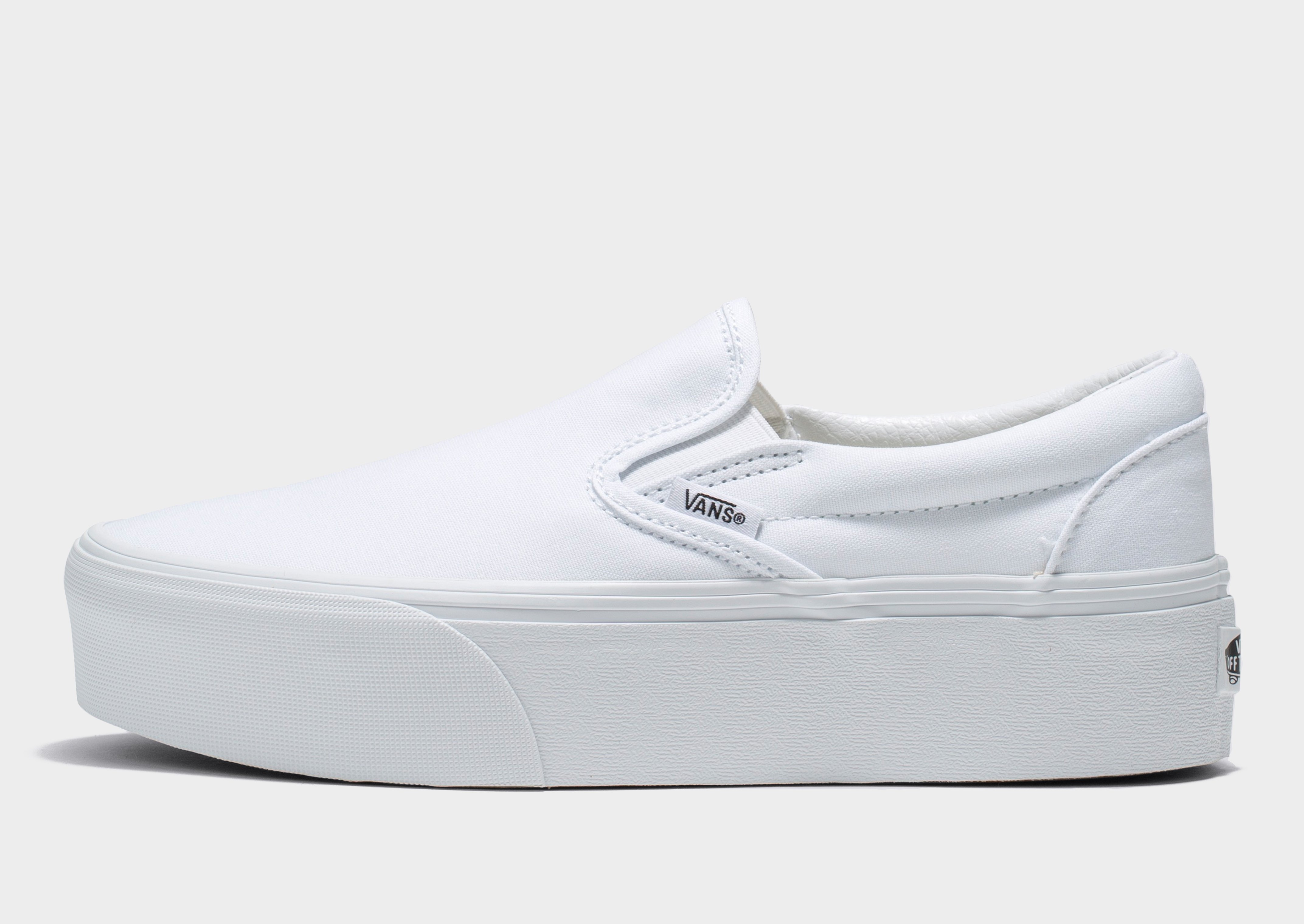 White Vans UA Classic Slip On Stackform JD Sports UK