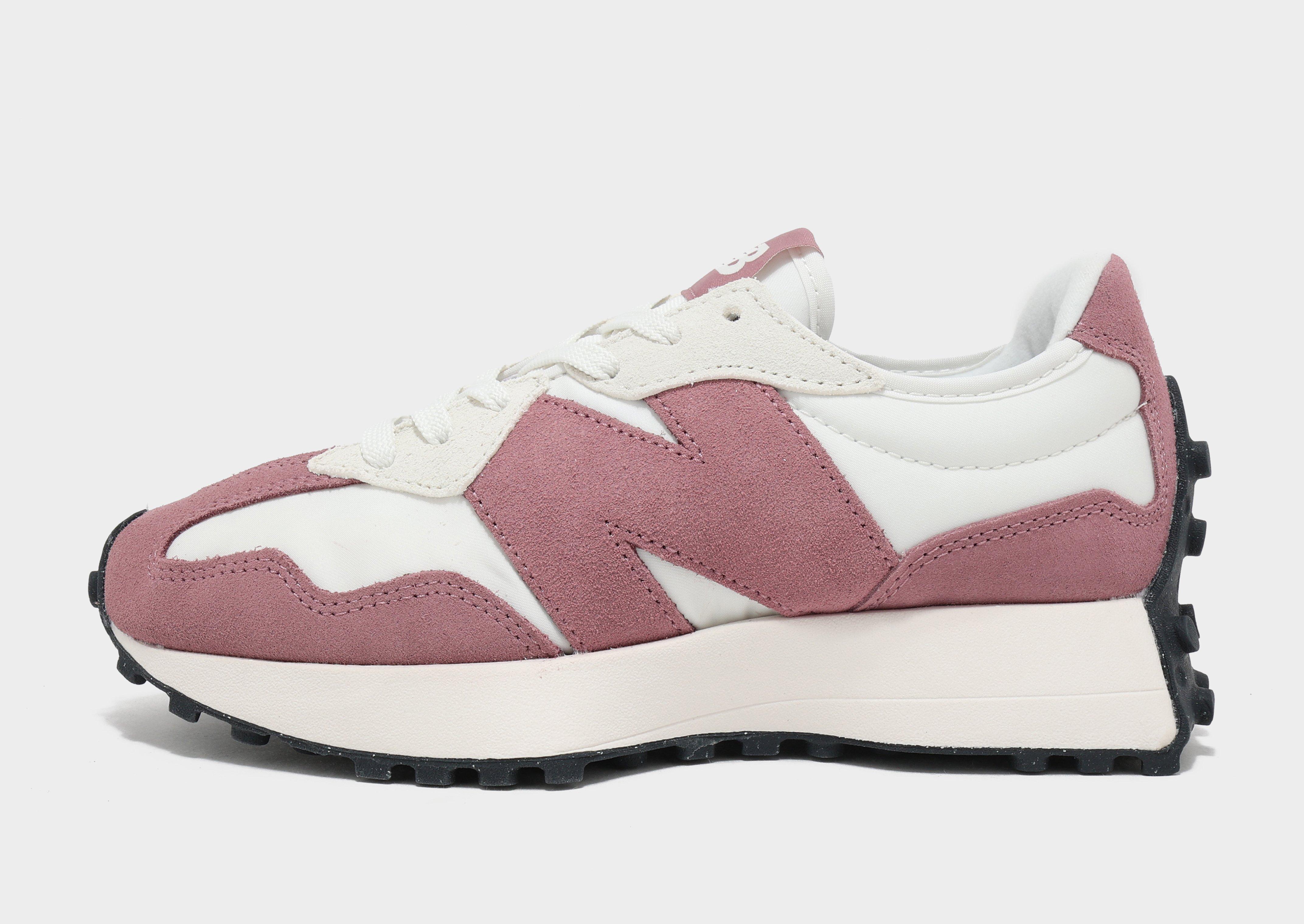 New balance 327 womens grey store and pink