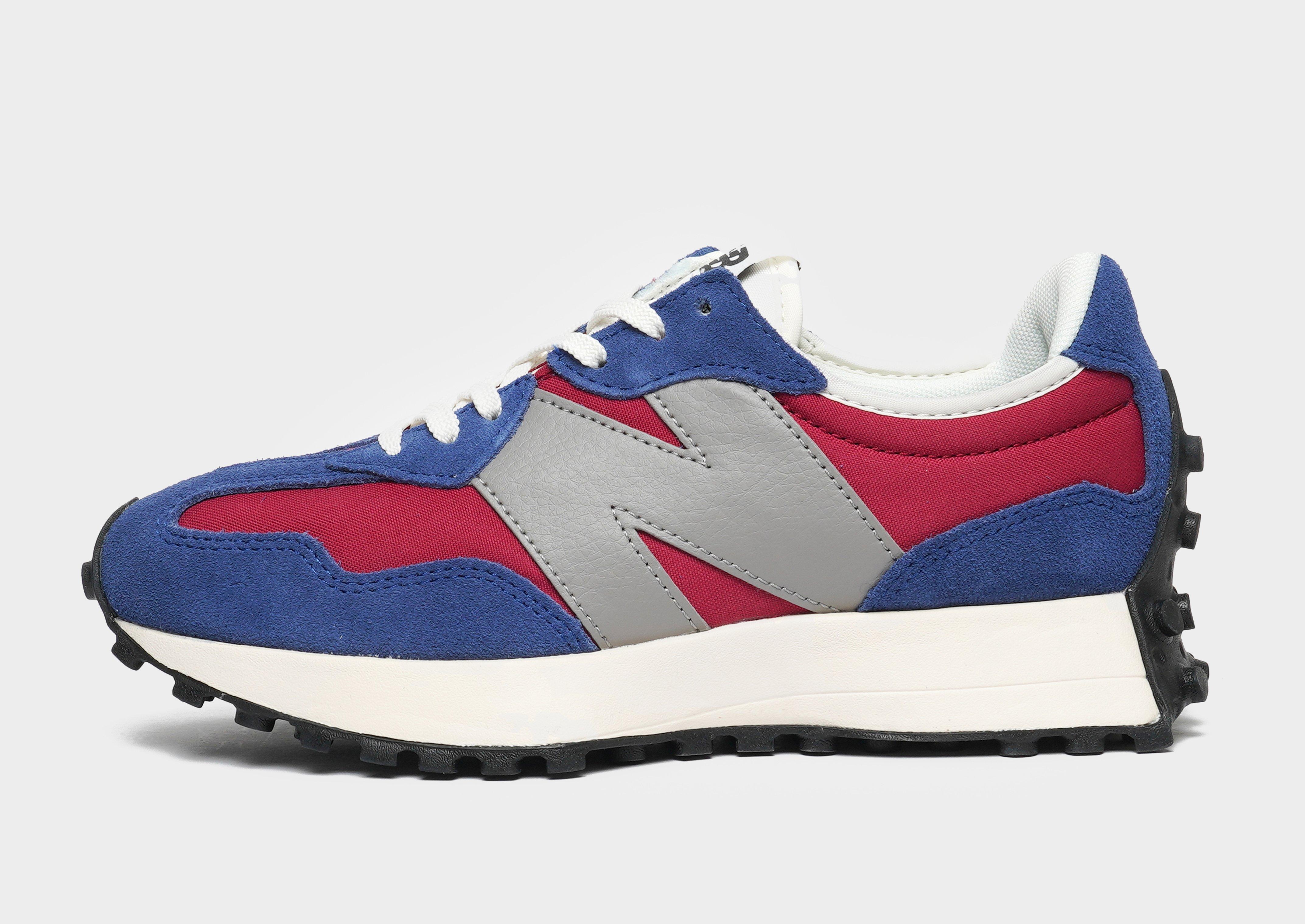 new balance 327 navy red grey