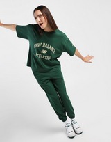New Balance เสื้อยืดผู้หญิง Athletics Varsity Boxy