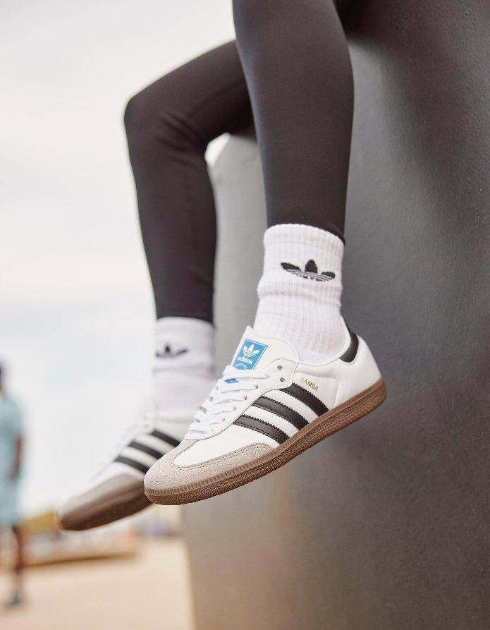 adidas Samba on feet