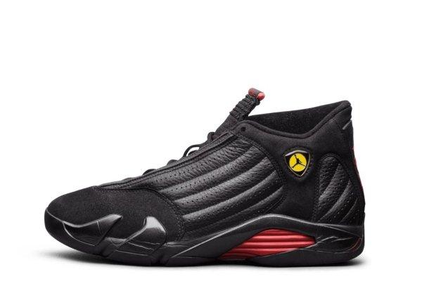 Air Jordan XIV Black / Black / Varsity Red