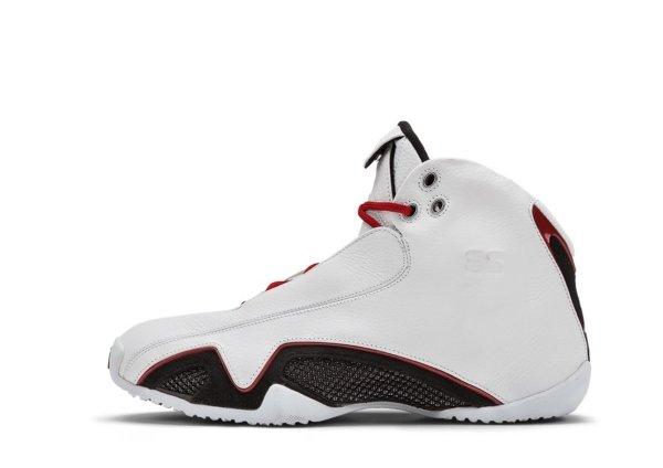 Air Jordan XXI White / Varsity Red – Metallic Silver