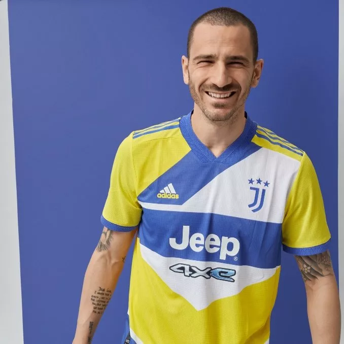 Bonucci in het derde Juventus shirt