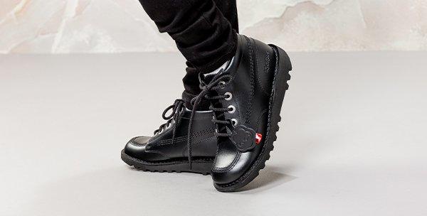 kickers velcro trainers