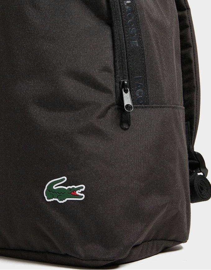 mochila Lacoste preta