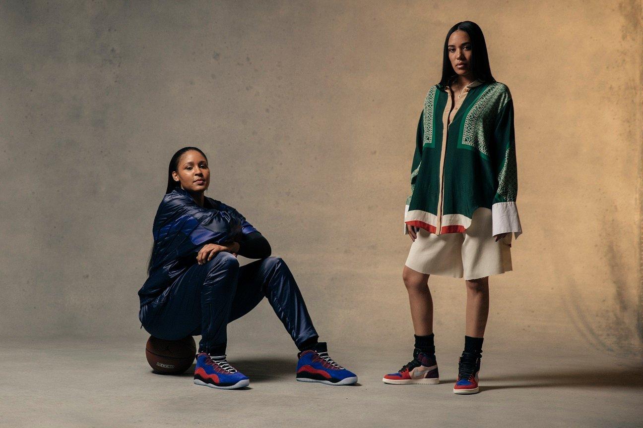 Sneaker Designerin Aleali May mit anderer Designerin 