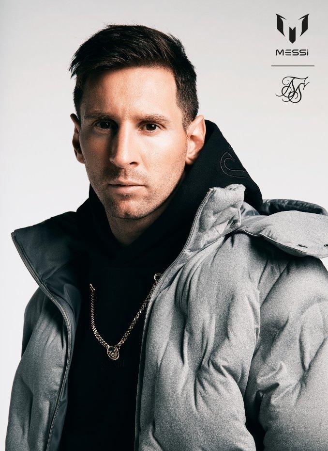 Chaqueta gris Messi x SikSilk