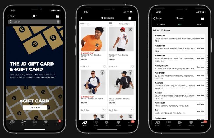 JD Sports UK Mobile App