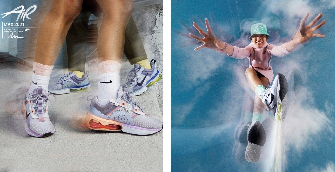 Der Nike Air Max 2021 in Ghost & Venice für Damen