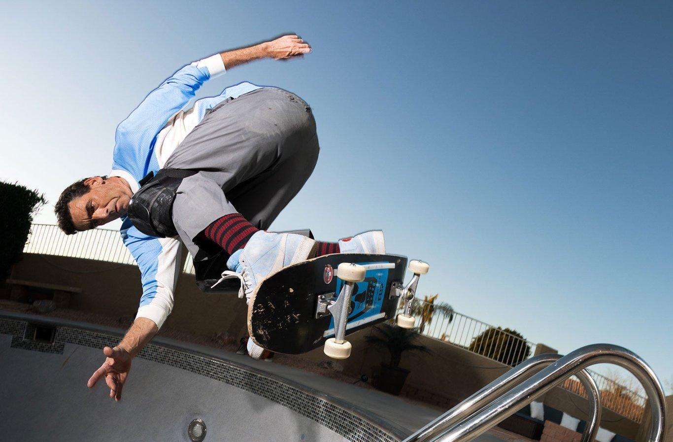 skater con Nike Blazer