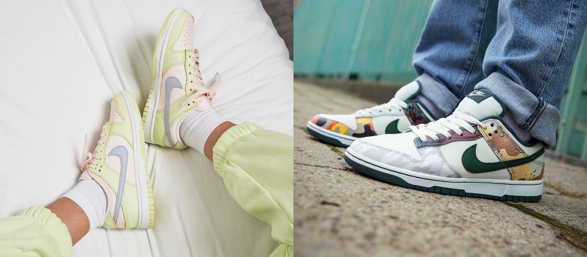 Nike Dunk Low Lime Ice & Sail Multi-Camo