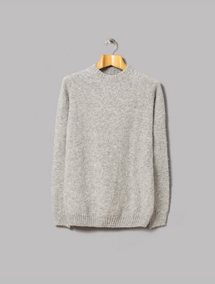 Boiled Wool Crew neck