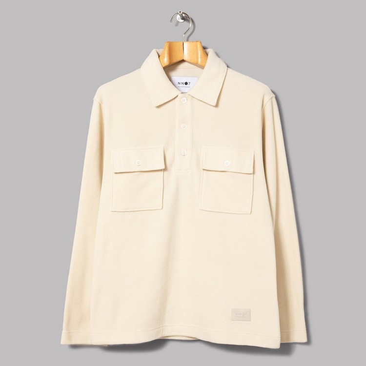 Vinny Long Sleeve Fleece Polo Shirt
