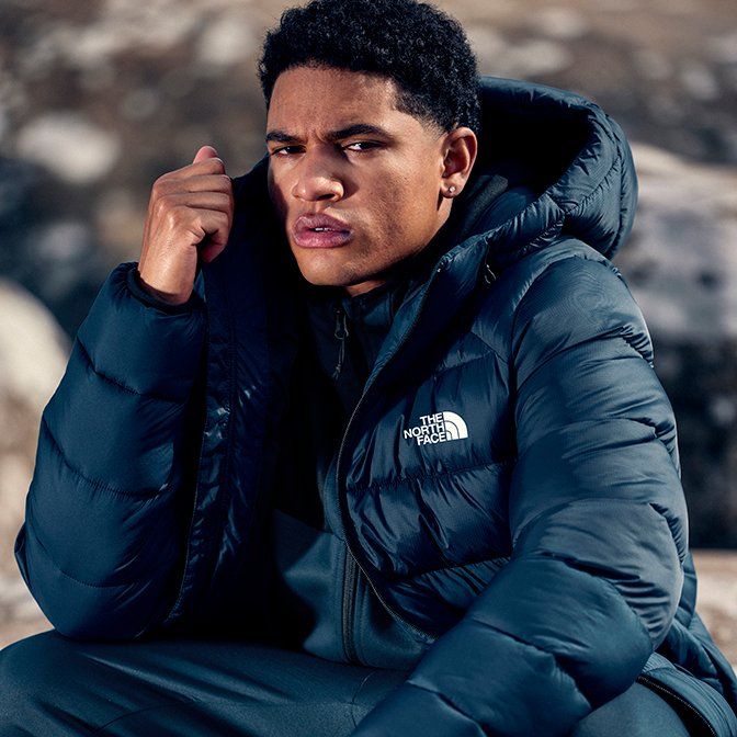 Grey The North Face Lungern Padded Jacket - JD Sports Global