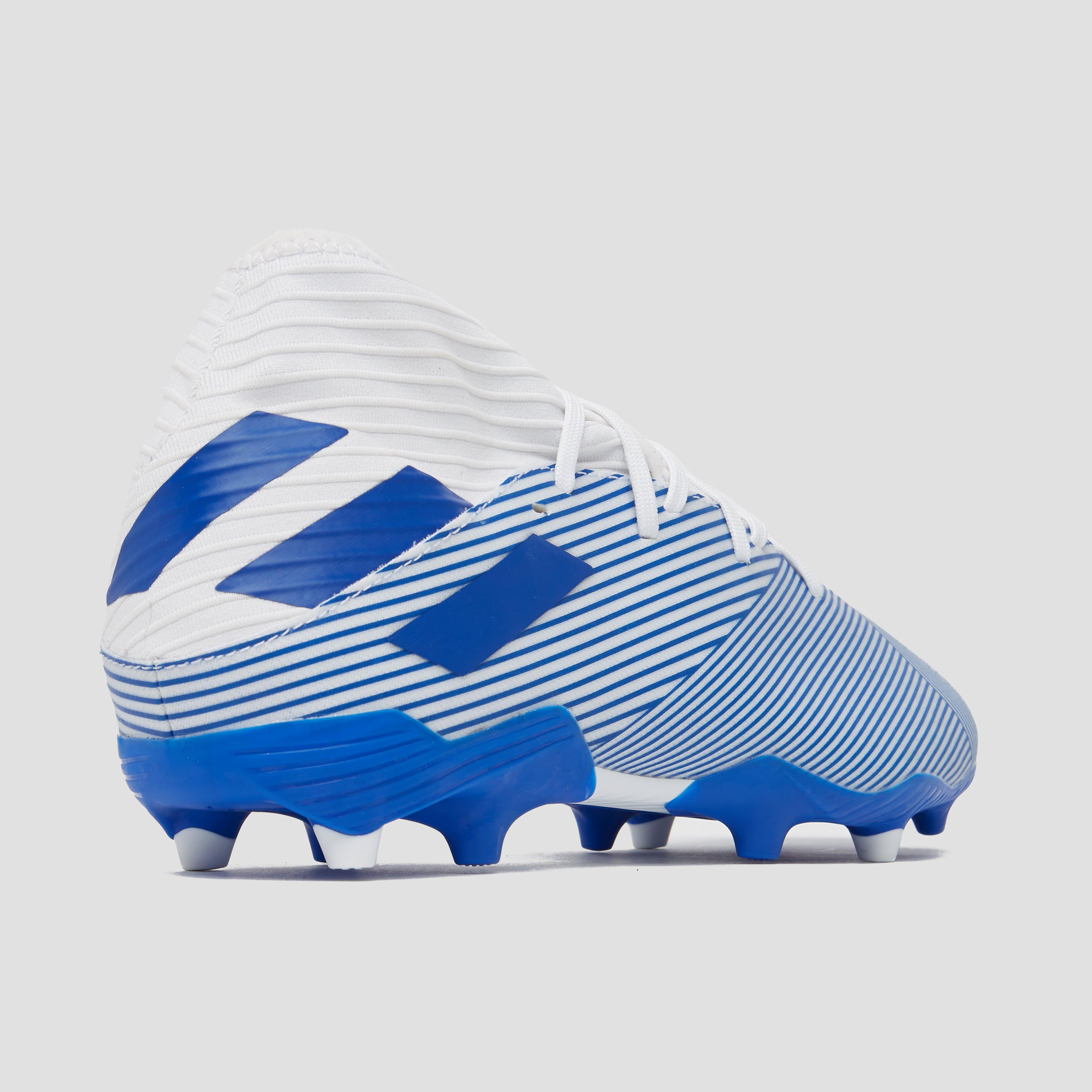 adidas voetbalschoenen wit blauw