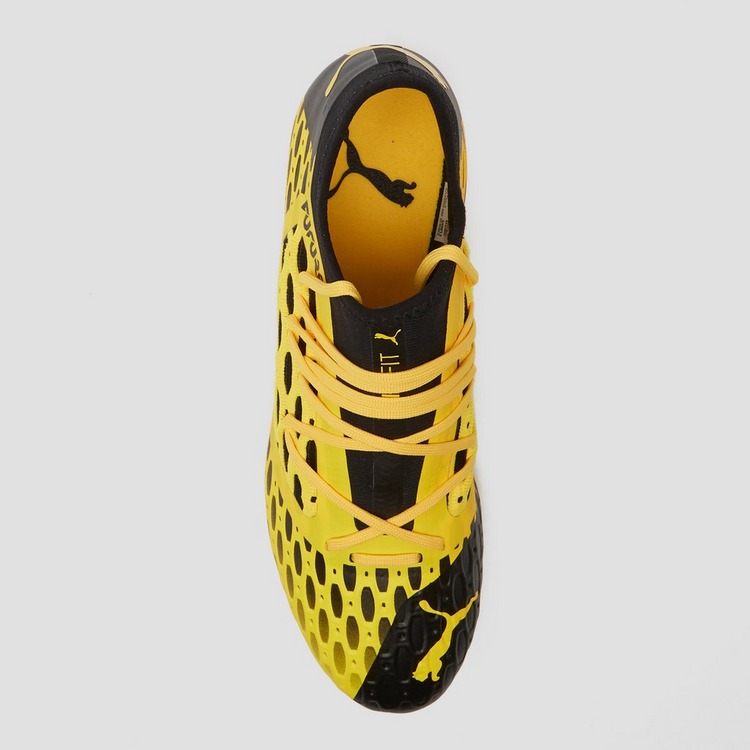 PUMA FUTURE 5.3 NETFIT FG/AG VOETBALSCHOENEN GEEL/ZWART ...