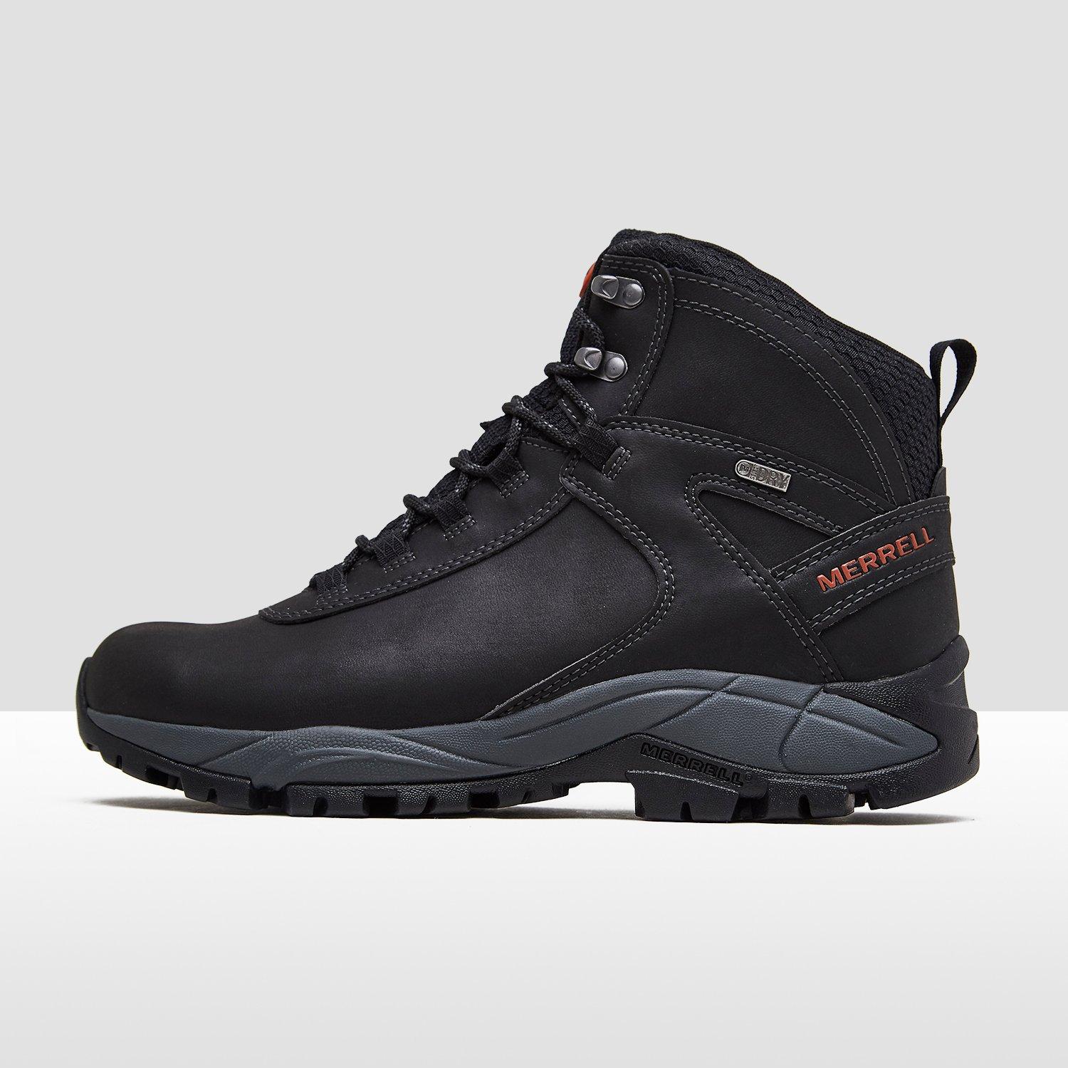 MERRELL VEGO MID LEATHER WANDELSCHOENEN ZWART HEREN