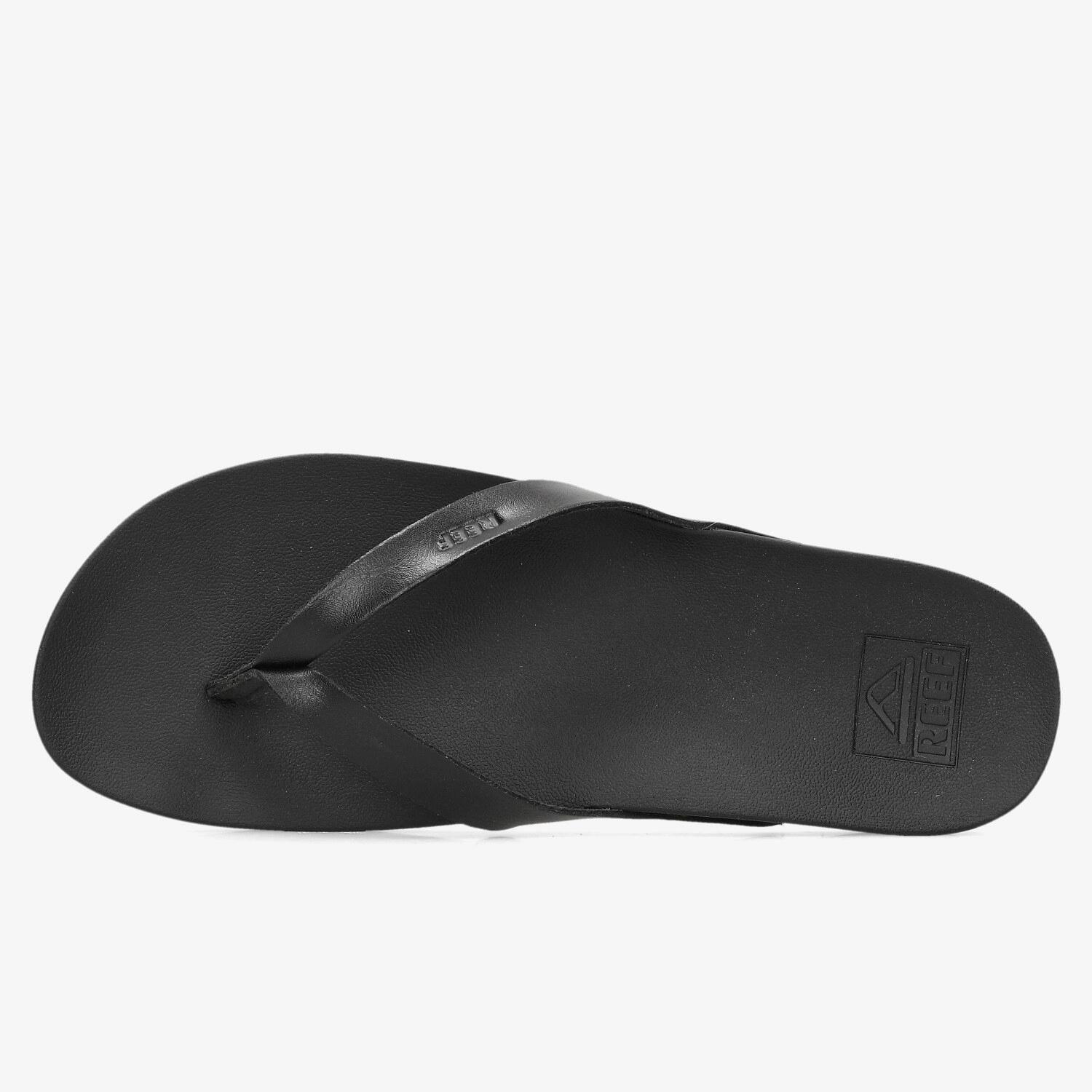 REEF CUSHION BOUNCE COURT SLIPPERS ZWART DAMES