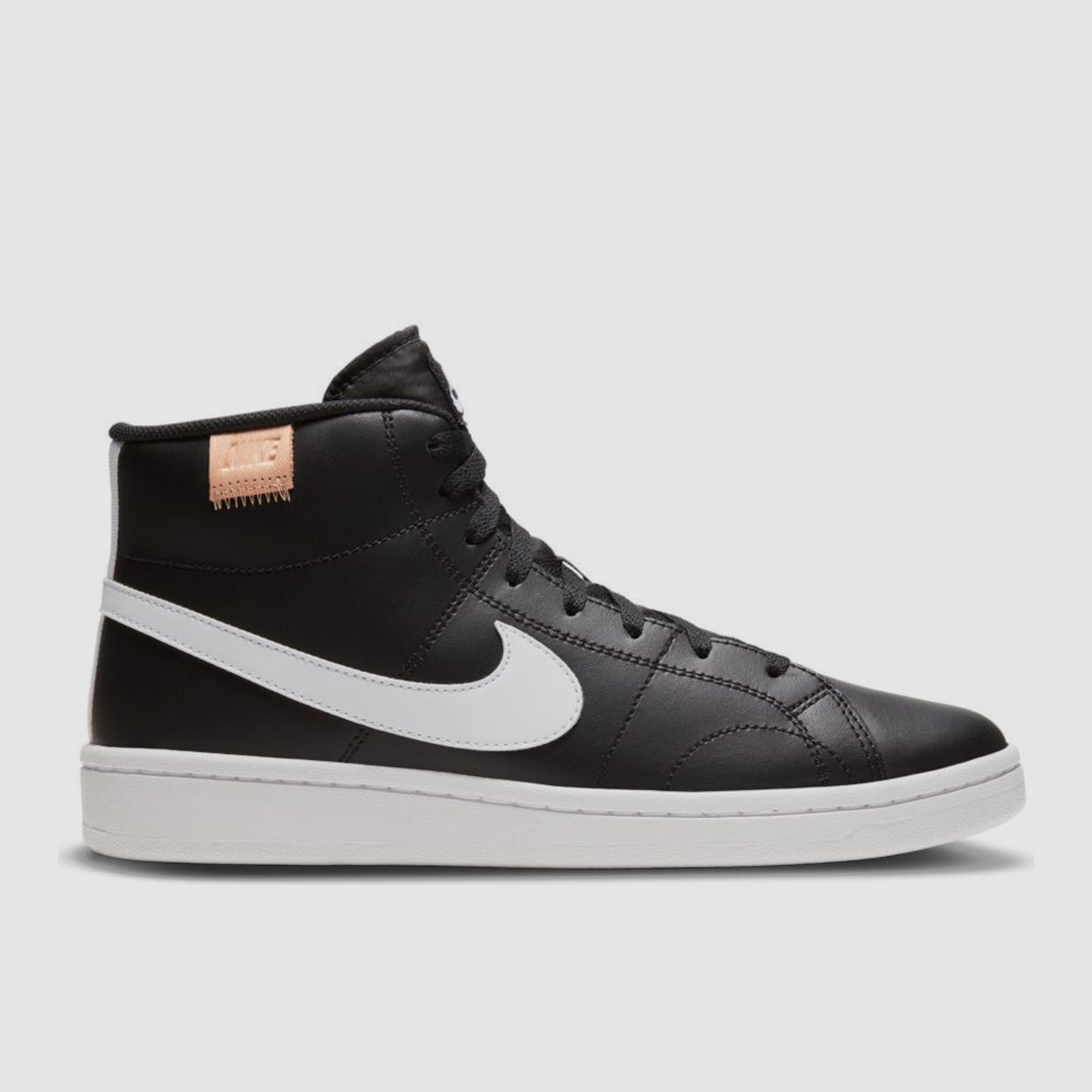 COURT ROYALE MID SNEAKERS ZWART/WIT HEREN