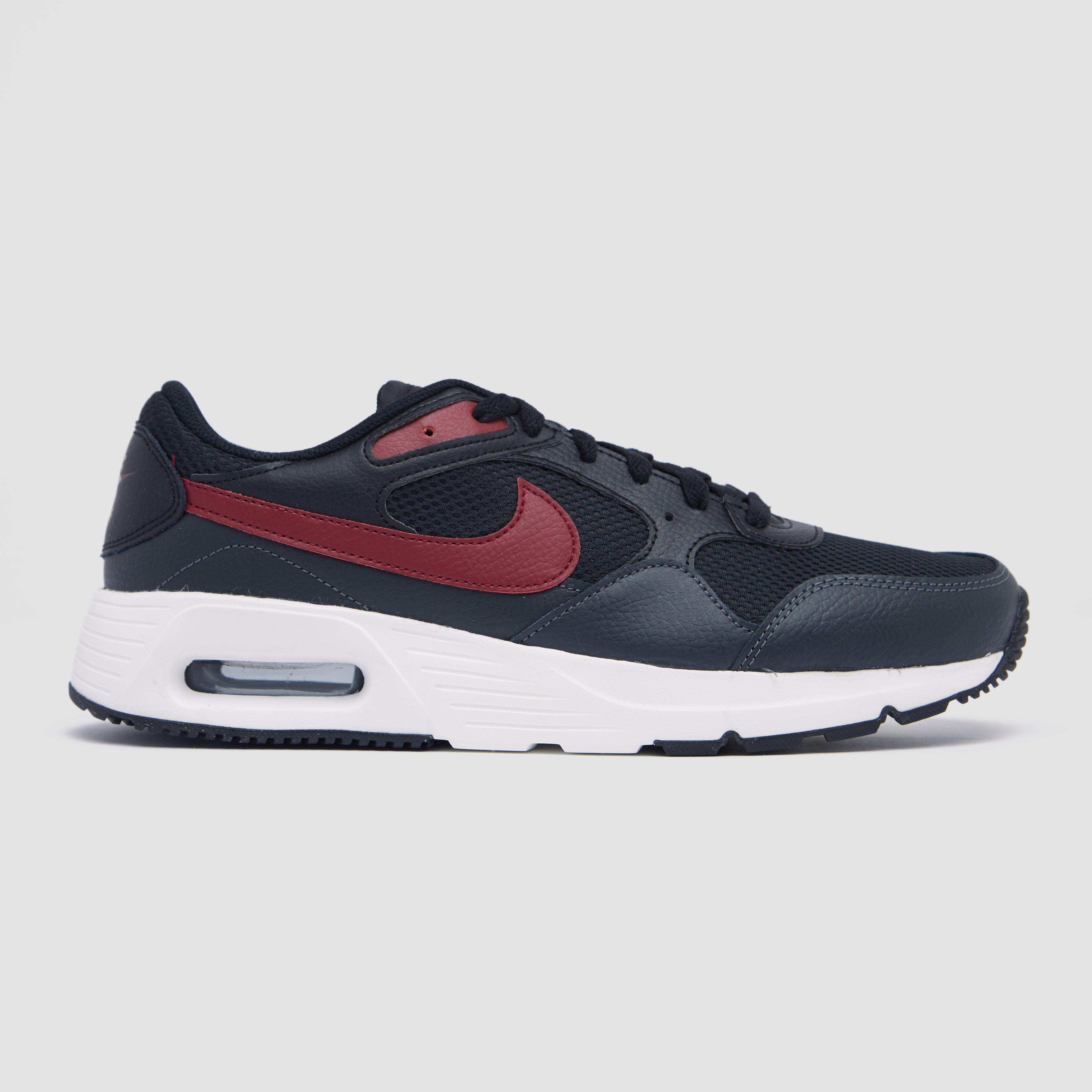 NIKE AIR MAX SNEAKERS ZWART/ROOD