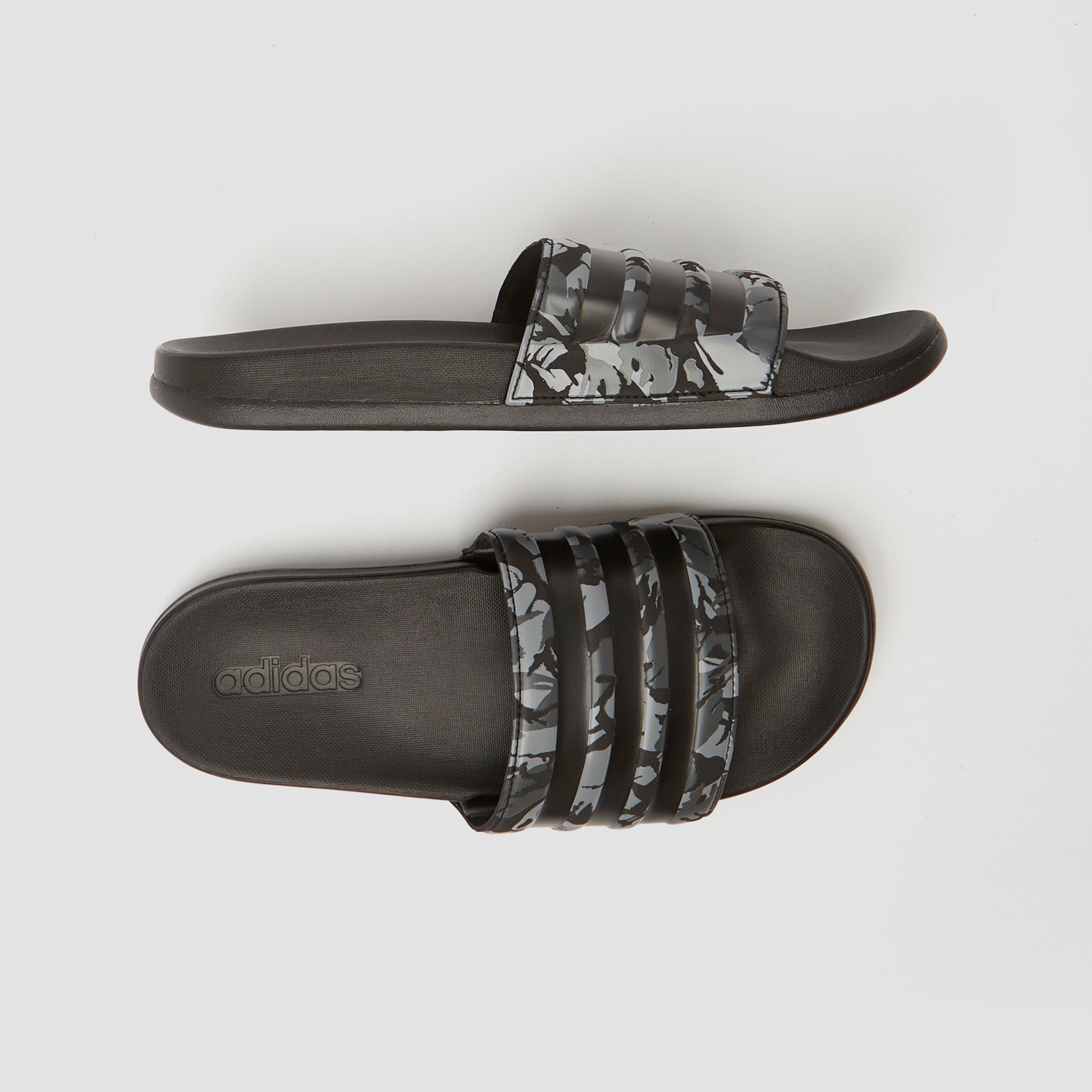 Zwarte adidas slippers heren sales