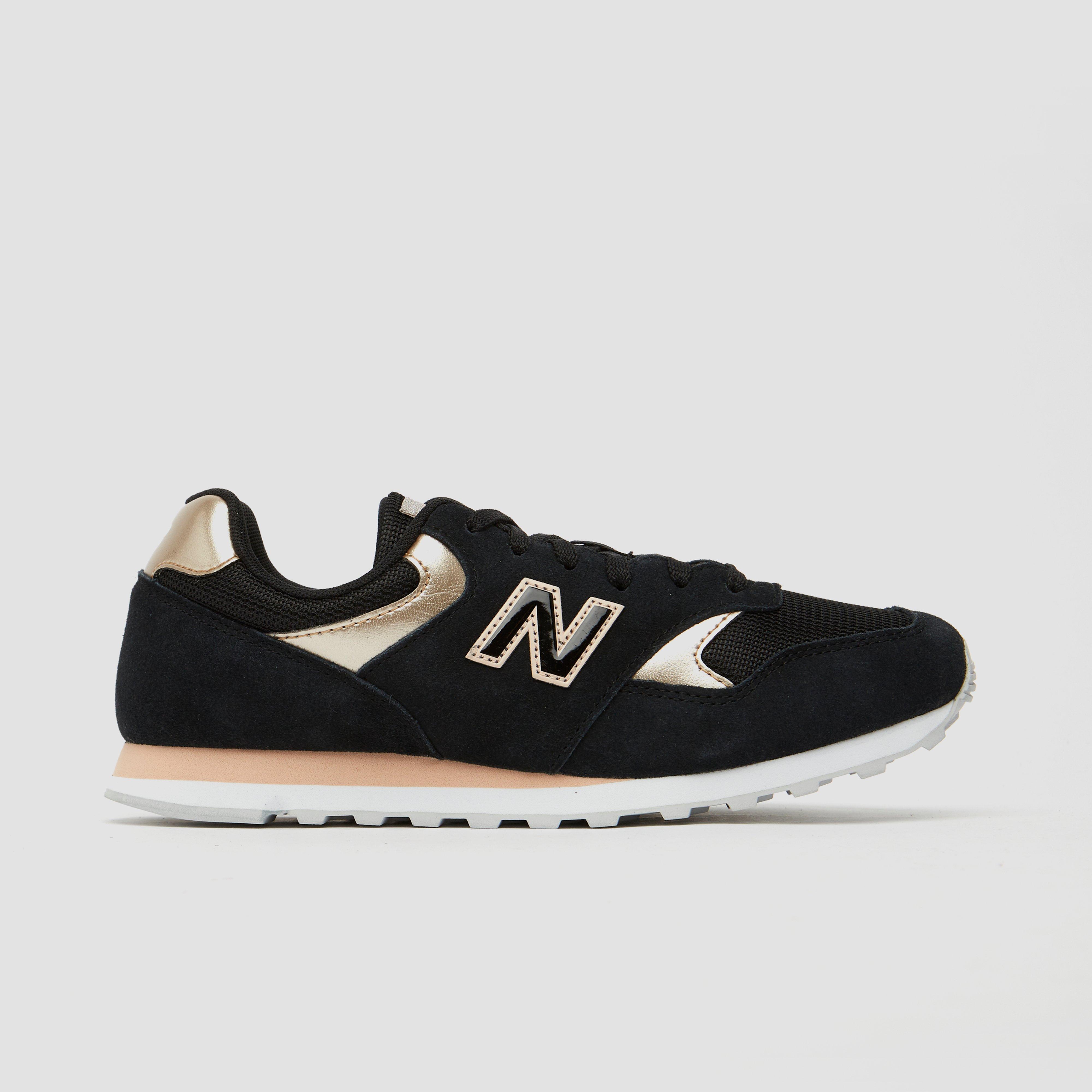 NEW BALANCE WL393 SNEAKERS ZWART/GOUD DAMES