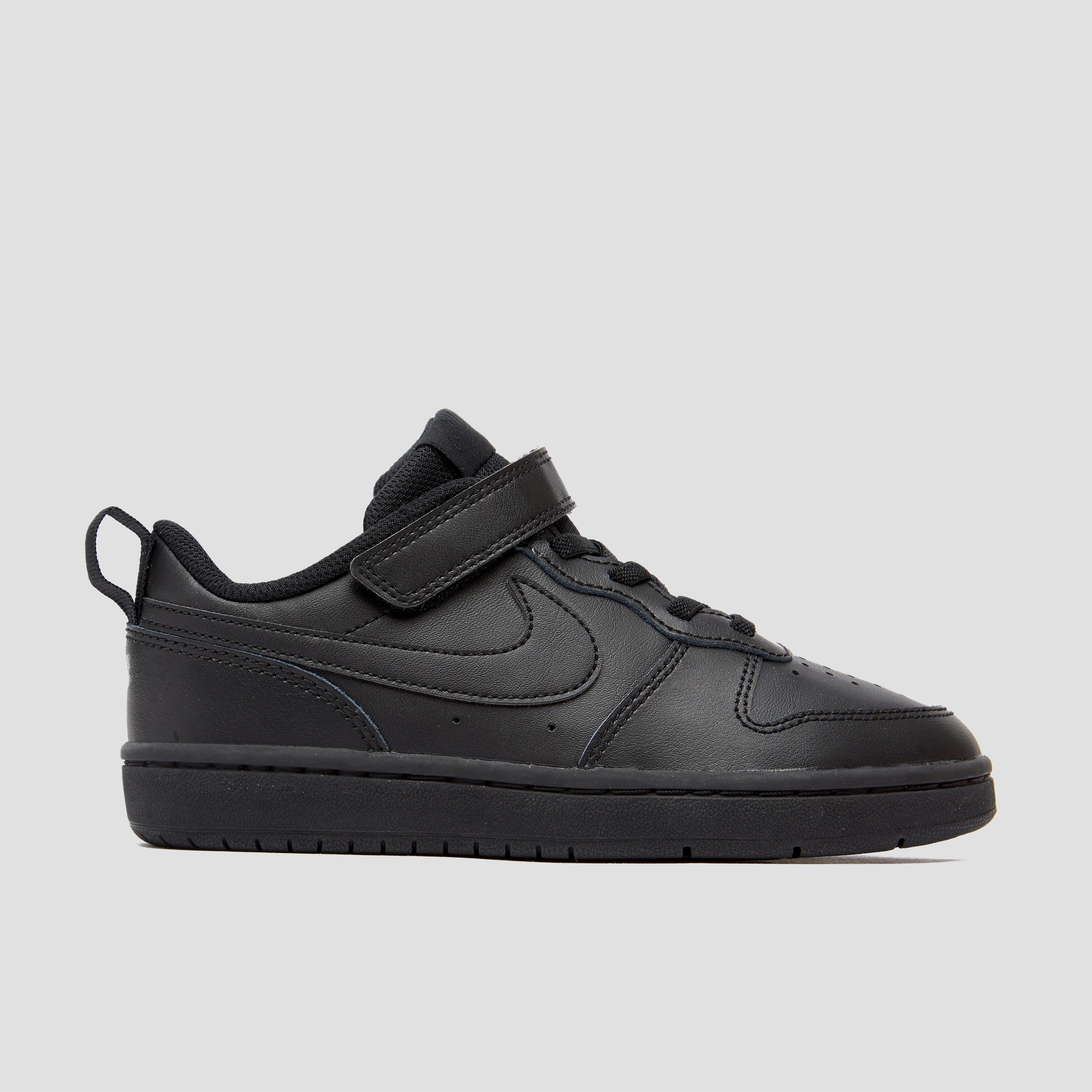 NIKE COURT BOROUGH LOW SNEAKERS ZWART KINDEREN