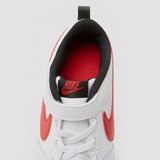 NIKE COURT BOROUGH LOW 2 SNEAKERS WIT/ROOD KINDEREN