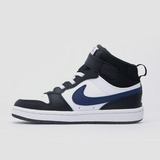 NIKE COURT BOROUGH MID 2 SNEAKERS WIT/ROOD KINDEREN