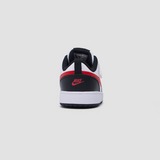 NIKE COURT BOROUGH LOW 2 SNEAKERS WIT/ROOD KINDEREN