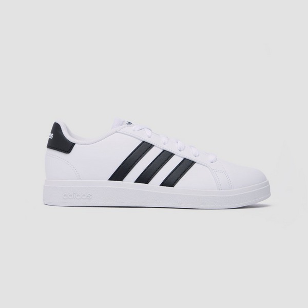 ADIDAS GRAND COURT LIFESTYLE TENNIS LACE-UP SNEAKERS WIT/ZWART KINDEREN