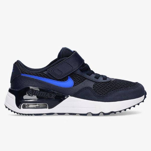 NIKE AIR MAX SYSTM SNEAKERS WIT/ZWART KINDEREN