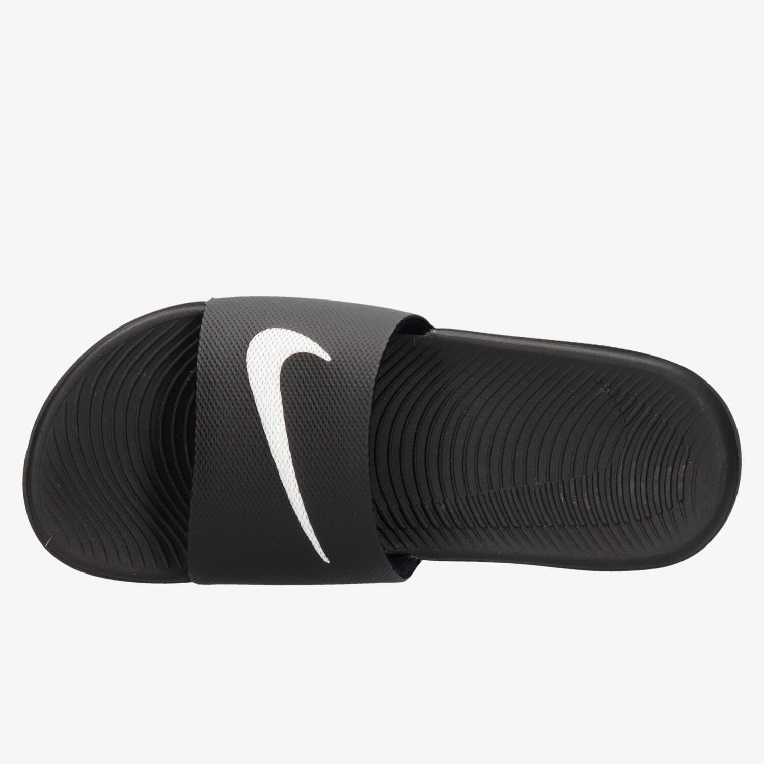 Verlammen condoom Politie NIKE KAWA SLIDE SLIPPERS ZWART/WIT KINDEREN