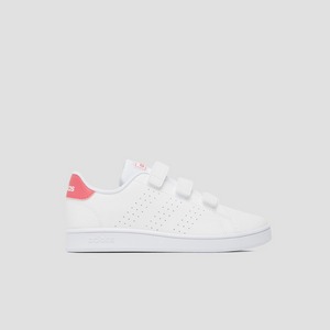 ADIDAS ADVANTAGE SNEAKERS WIT/ROZE BABY