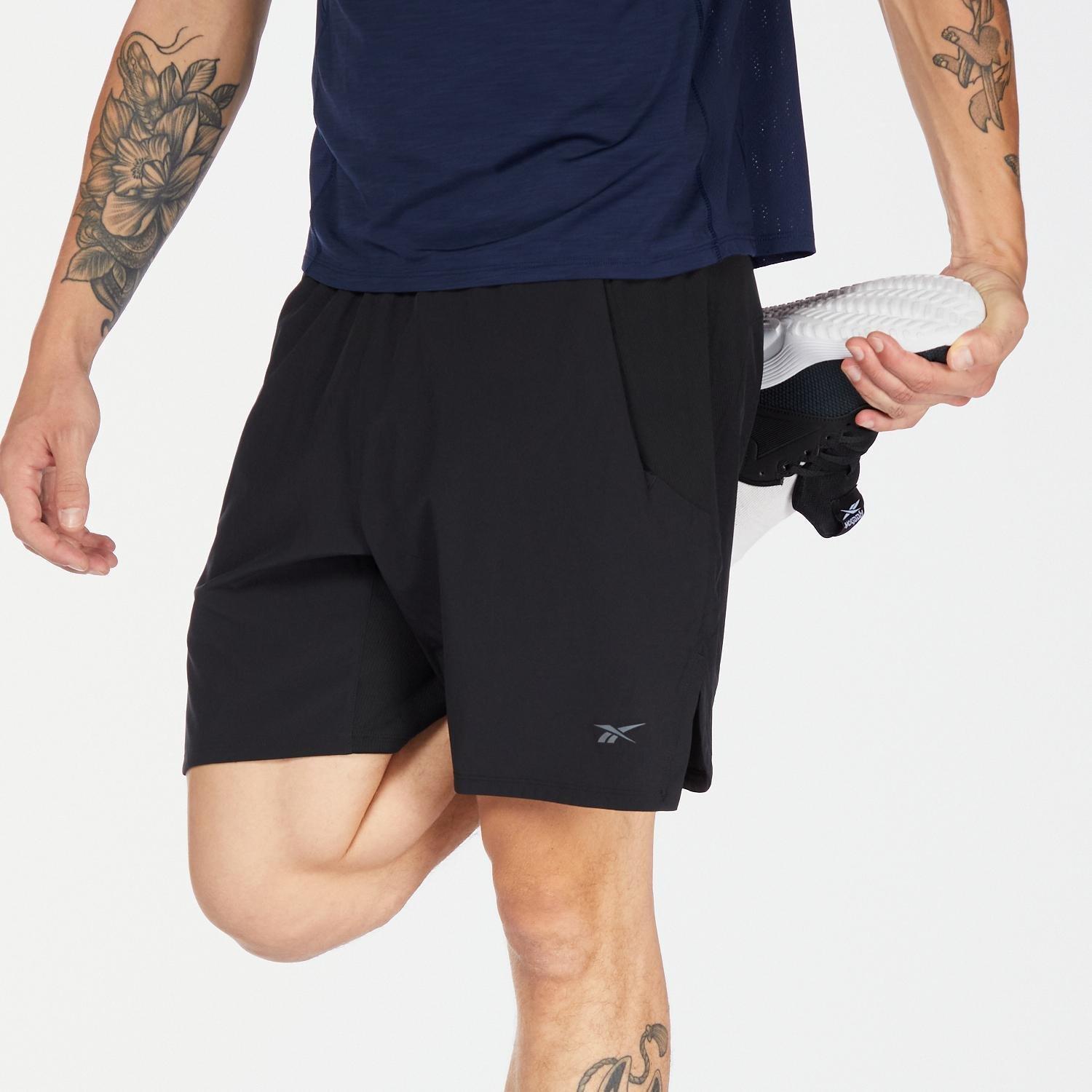 Reebok hardloopshort zwart heren