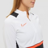 NIKE DRI-FIT ACADEMY PRO DRILL VOETBALTOP ZWART/ROOD DAMES