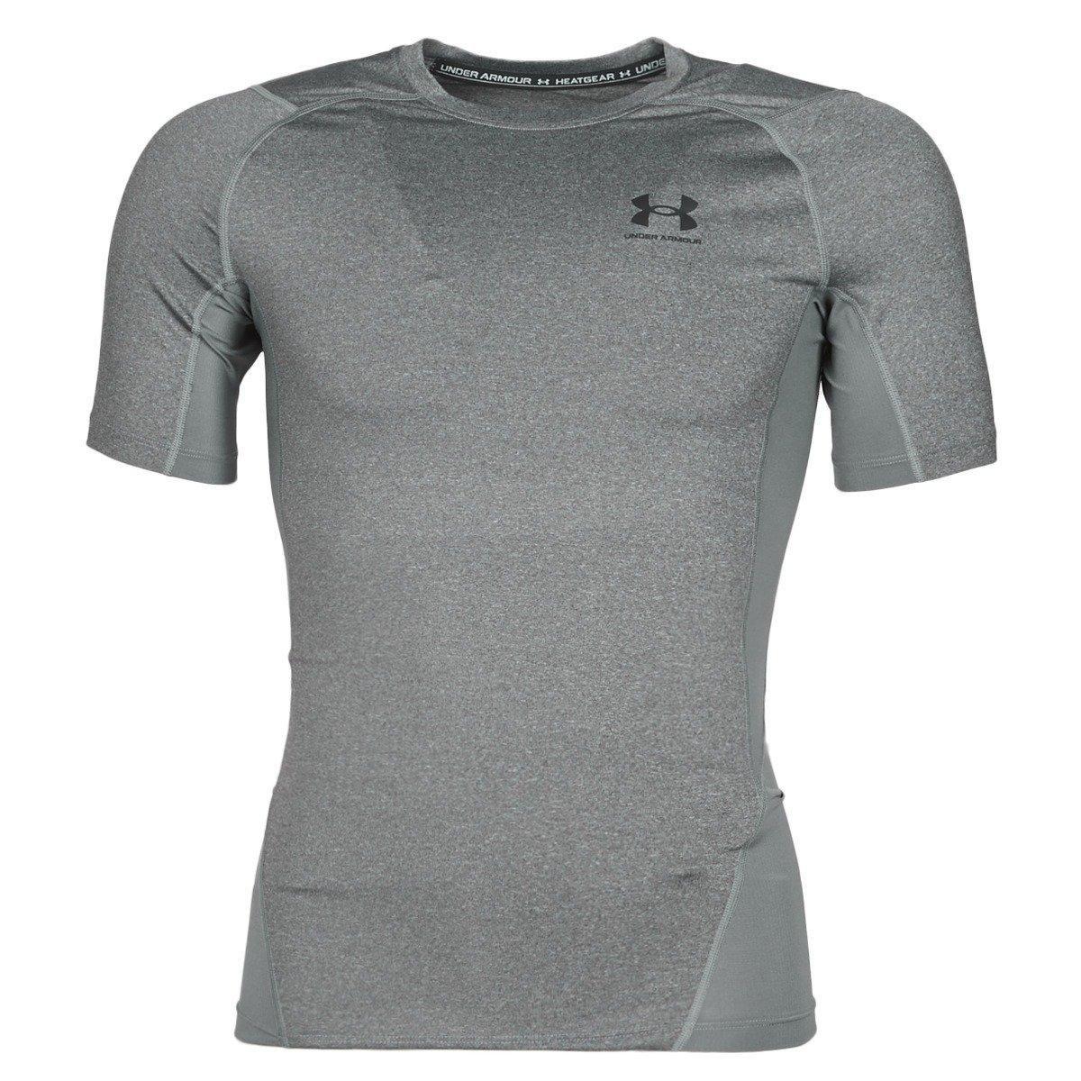 ARMOUR HEATGEAR SPORTSHIRT GRIJS HEREN