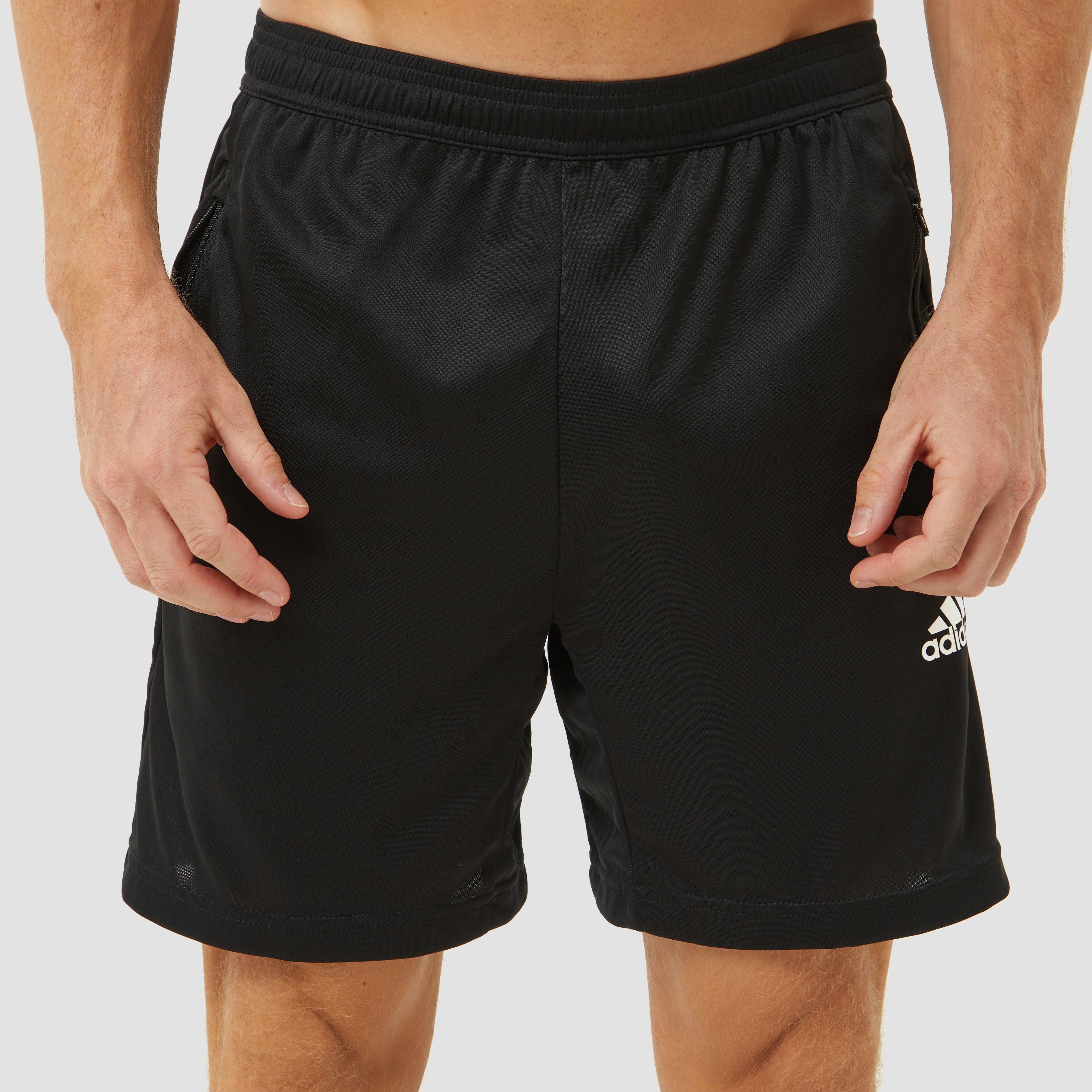ADIDAS PRIMEBLUE DESIGNED TO MOVE 3-STRIPES SPORTBROEKJE ZWART HEREN