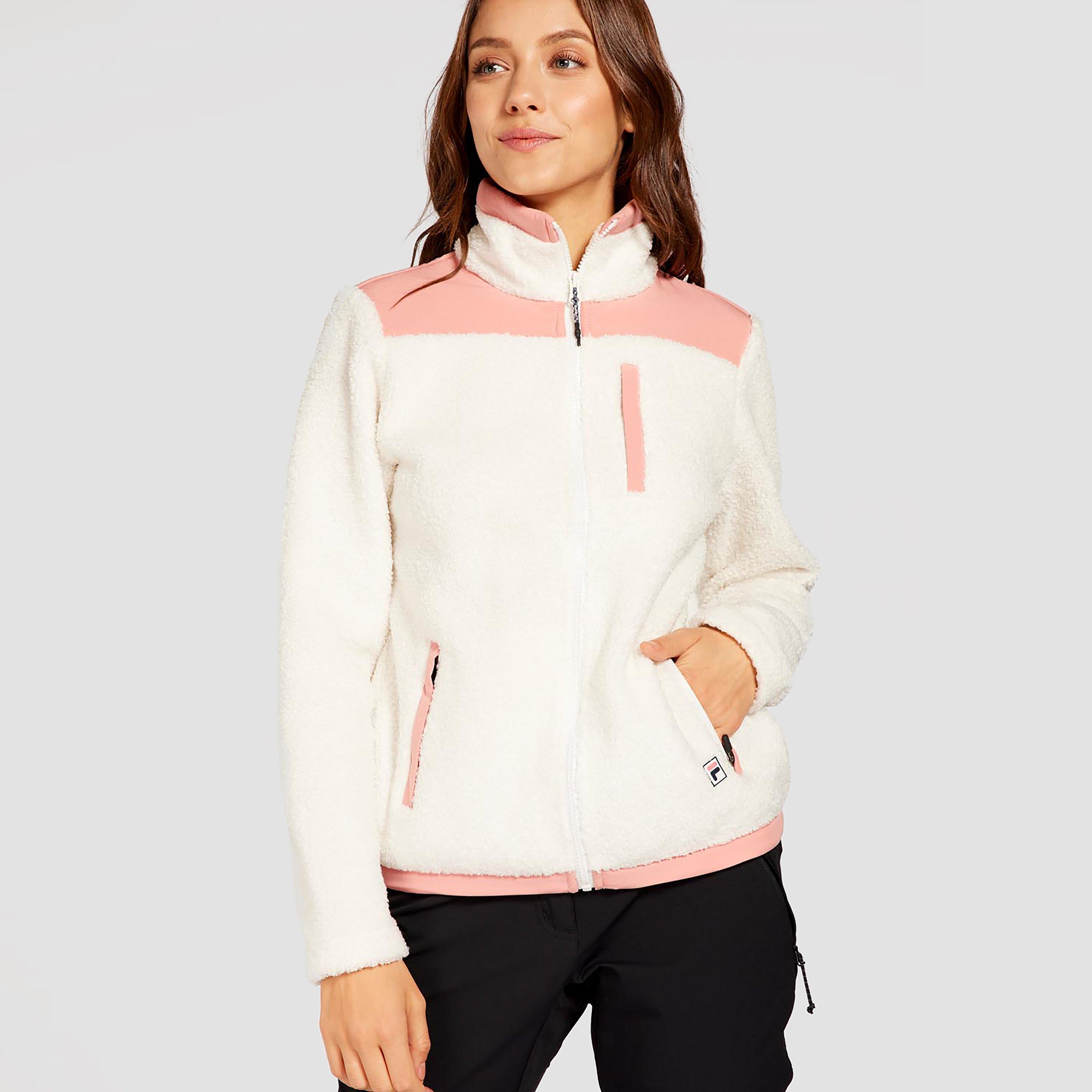 FILA ADVENTURE FLEECE VEST GRIJS/ROOD DAMES