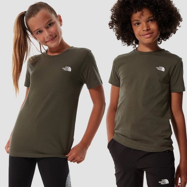 THE NORTH FACE SIMPLE DOME SHIRT GROEN KINDEREN