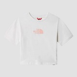 THE NORTH FACE CROPPED GRAPHIC SHIRT WIT/ROZE KINDEREN