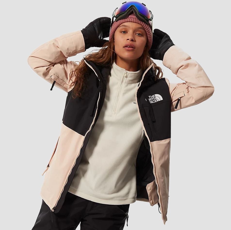 THE NORTH FACE SUPERLU SKI JAS ROZE DAMES