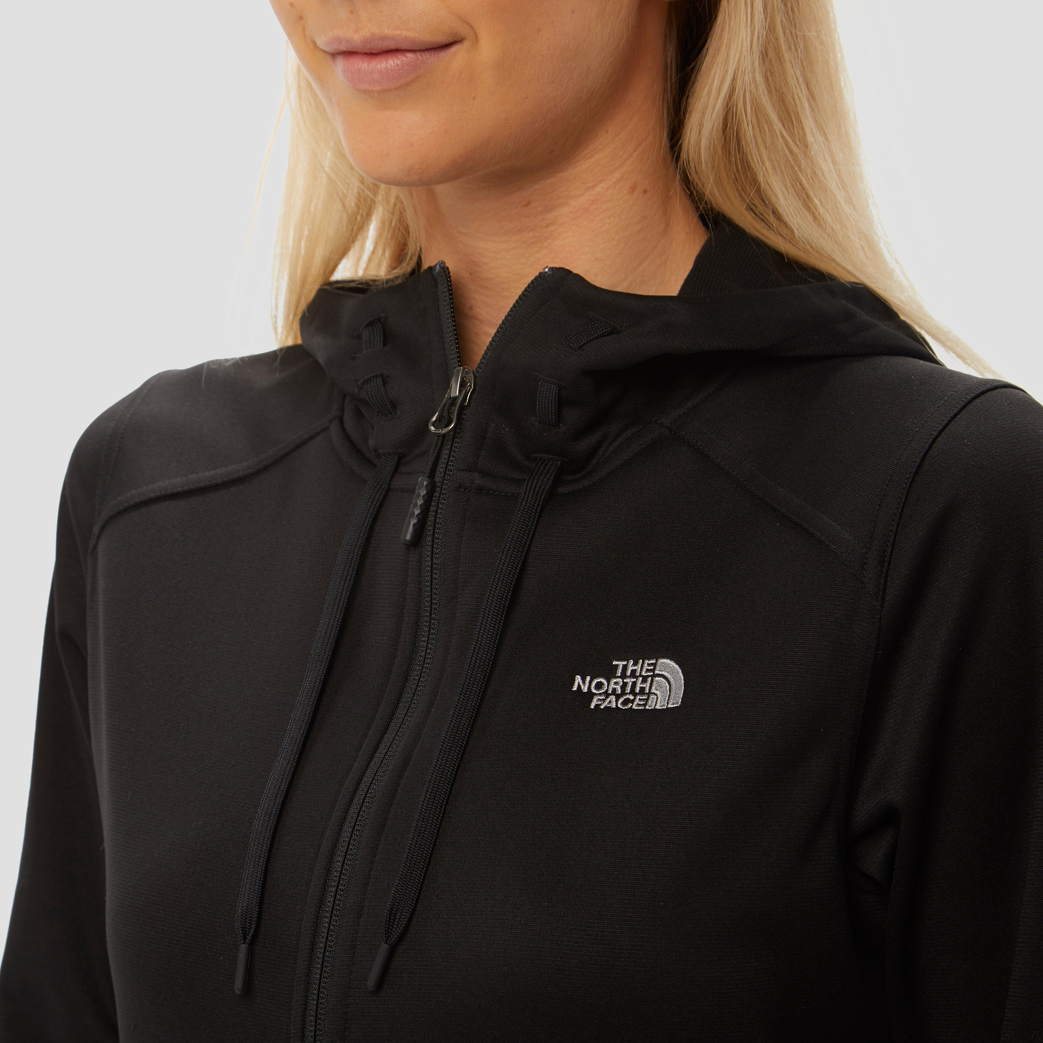 the north face mezzaluna full zip hoodie dames