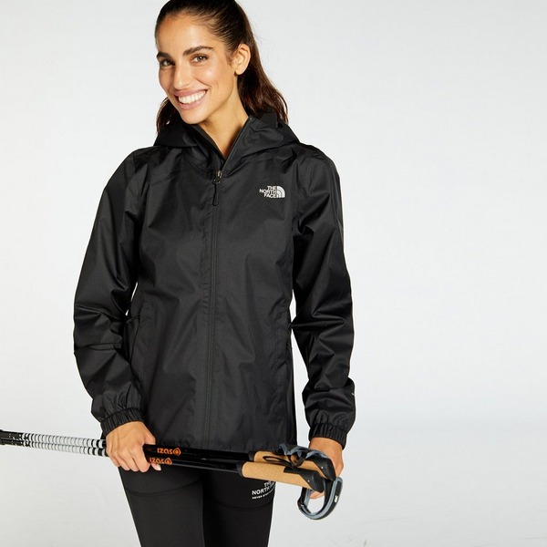 THE NORTH FACE QUEST HOODED OUTDOORJAS ZWART DAMES