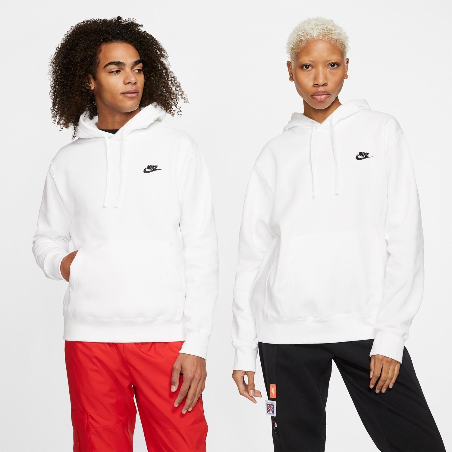 witte hoodie nike 