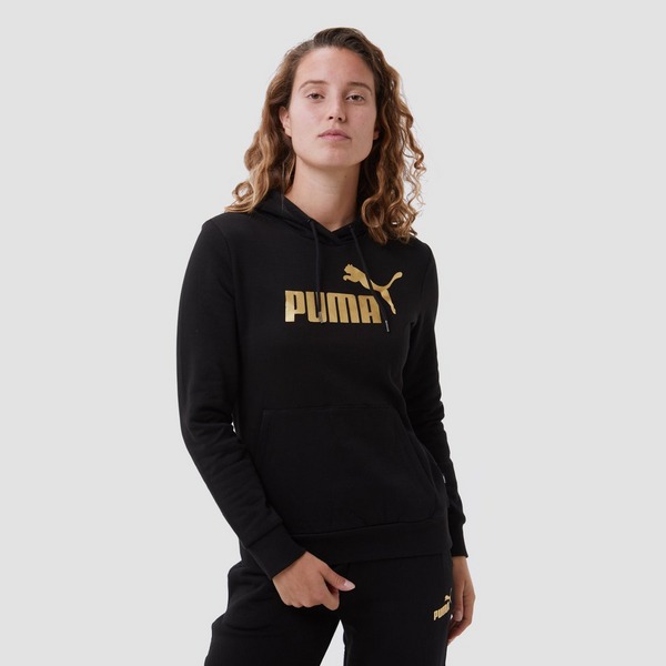 Maat 3XL | / Essentials+ hoodie met metallic logo voor Dames PUMA Dames Kleding Truien & Vesten Truien Sweaters 