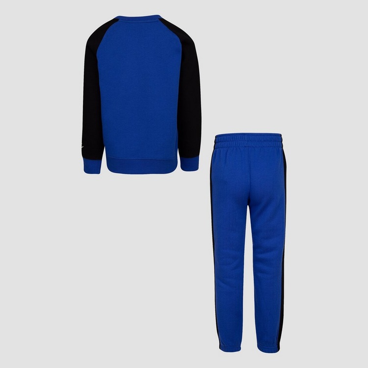 NIKE OVERSIZED FUTURA CREW JOGGINGPAK BLAUW KINDEREN