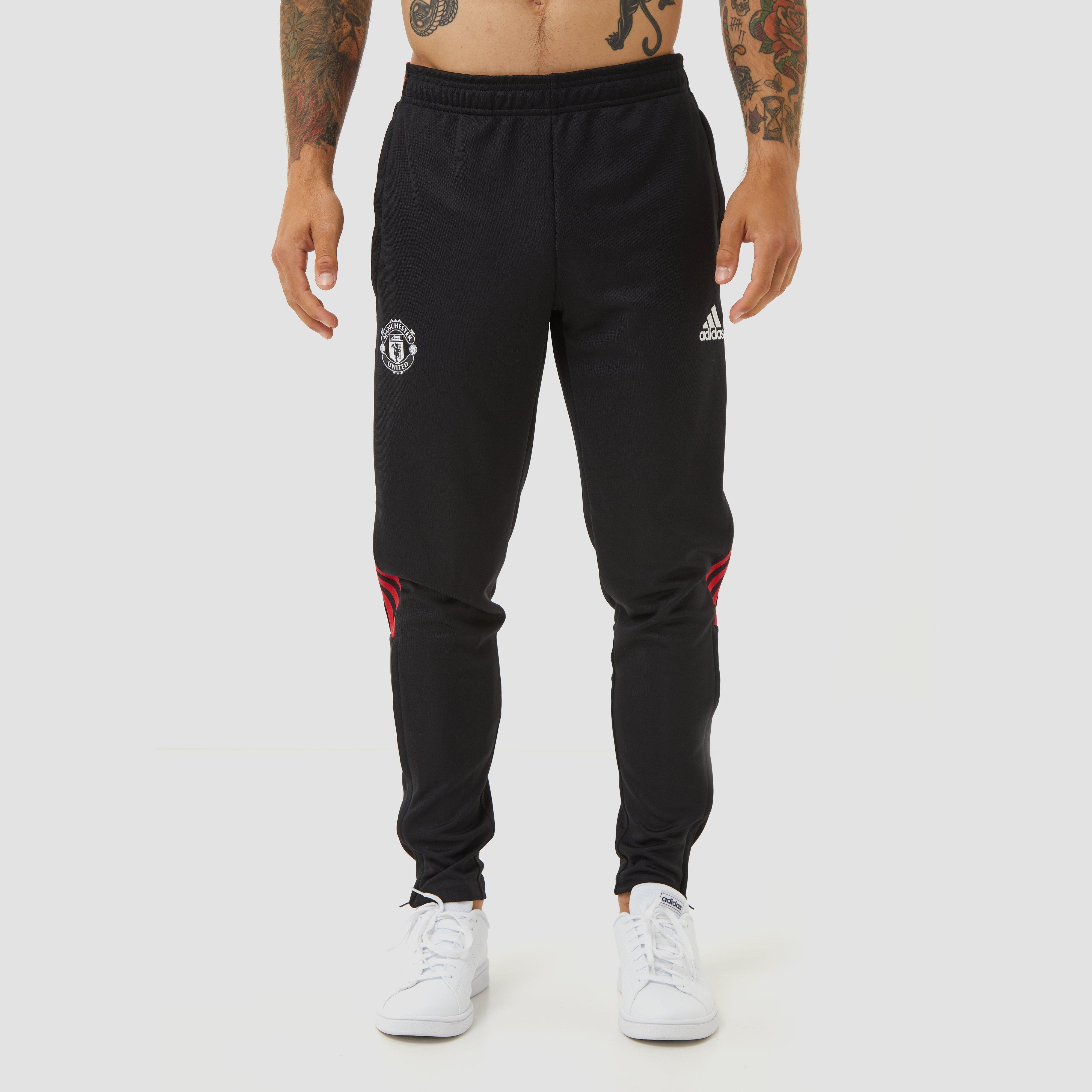 ADIDAS MANCHESTER UNITED FC TRAININGSBROEK 21/22 ZWART/ROOD HEREN